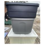 3 - Totes w/ Lids