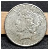 1923-S Peace Dollar AU