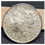 1898 Morgan Dollar AU Toned