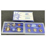 2001 10 Coin Proof Set