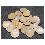 (32) Indian Head Cents Back To 1888