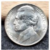 1945-P Silver War Nickel BU