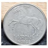 1962 Norway 1 Krone