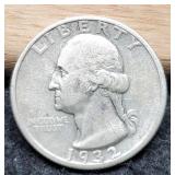 1932-S W. Quarter VF+ Key Date