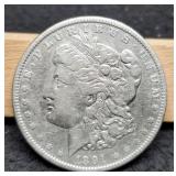 1891 Morgan Dollar XF