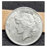 1923 Peace Dollar AU