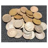 (40) 1904 Indian Head Cents