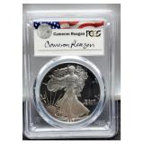 1987-S Slab Proof Silver Eagle PCGS PR69 DCAM