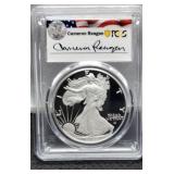 2022-W Slab Proof Silver Eagle PCGS PR69 DCAM