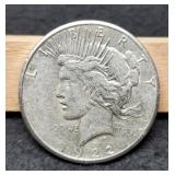 1922-S Peace Dollar AU