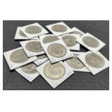 (15) 1976-D V1 Ike Dollars AU