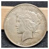 1923-D Peace Dollar