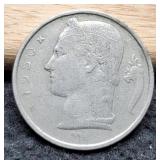 1950 Belgium 5 Francs