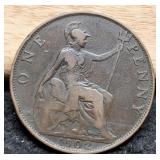 1902 G. Britain Large Penny