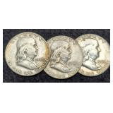 (3) F. Half Dollars: 1952-P&S, 56