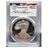 1991-S Slab Proof Silver Eagle PCGS PR69 DCAM