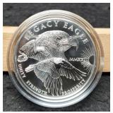 1 Troy Oz. Silver Cook Islands $1 Charles III Unc.