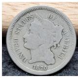 1870 Three Cent