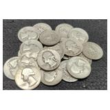 (20) Silver W. Quarters