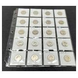 (20) Silver W. Quarters