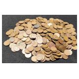 (5) Hundred Wheat Cents Sold By The Hundred