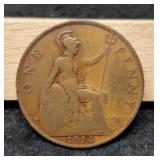 1914 G. Britain Large Penny