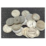 (24) Mercury Dimes