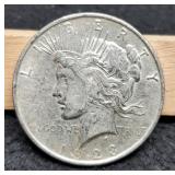 1923-D Peace Dollar AU