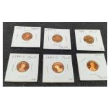 (6) Proof L. Cents: 1964, 87, 88, 92, 95, 10