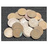 (32) Indian Head Cents Back To 1887