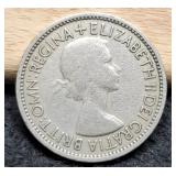 1953 G. Britain 2 Shillings