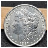 1887 Morgan Dollar BU