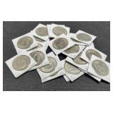 (21) 1976-D V1 Ike Dollars AU