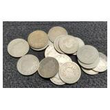 (18) V Nickels 1897-1912