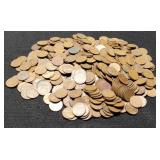 (5) Hundred Wheat Cents Sold By The Hundred