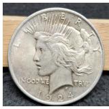 1924 Peace Dollar