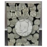 (36) 1971 Up K. Half Dollars In Album