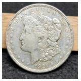 1921-D Morgan Dollar XF