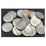 (20) 40% Silver K. Half Dollars