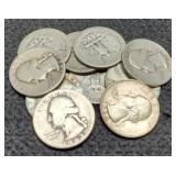 (10) Silver W. Quarters