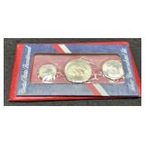 1976 3 Silver Coin Bicentennial Set Unc.
