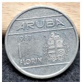 1987 Netherlands 1 Florin