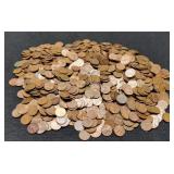 Lot Of 1,000 Copper Memorial Cents 1959-1982