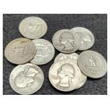 (10) Silver W. Quarters