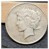 1922-D Peace Dollar
