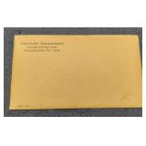 1964 Proof Set In Sealed Mint Envelope