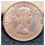 1965 G. Britain Half Penny