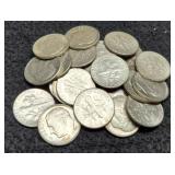 (25) Silver R. Dimes