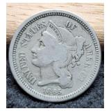 1865 Three Cent