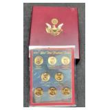 Display Case w/ 2009-P&D Presidential Dollar Unc.